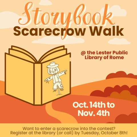 image of scarecrow on the cover of a book